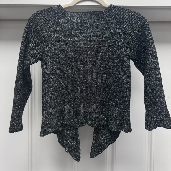 Balenciaga Black Metallic Knit Cardigan Sweater - Picture 8 of 11